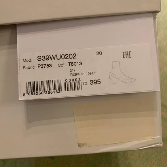 Maison Margiela - Tabi - Size 39.5 - Black Leather Ankle Boots - Picture 12 of 14